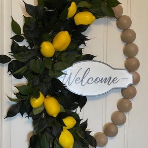 Lemon wreath